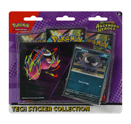 Mega Evolution: Ascended Heroes Tech Sticker Collection - Gastly -