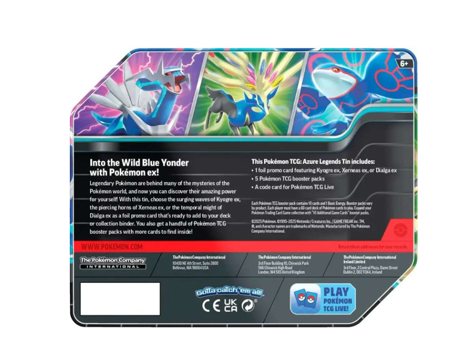 Azure Legends Tin [Dialga ex]
