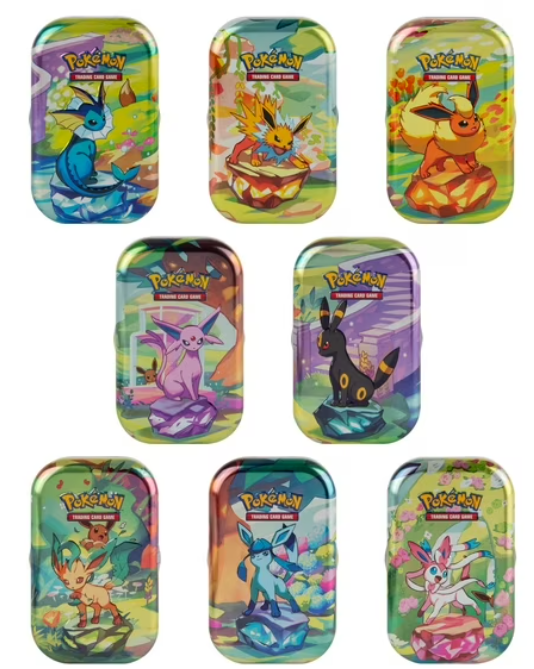 Prismatic Evolutions Mini Tins Random Pick